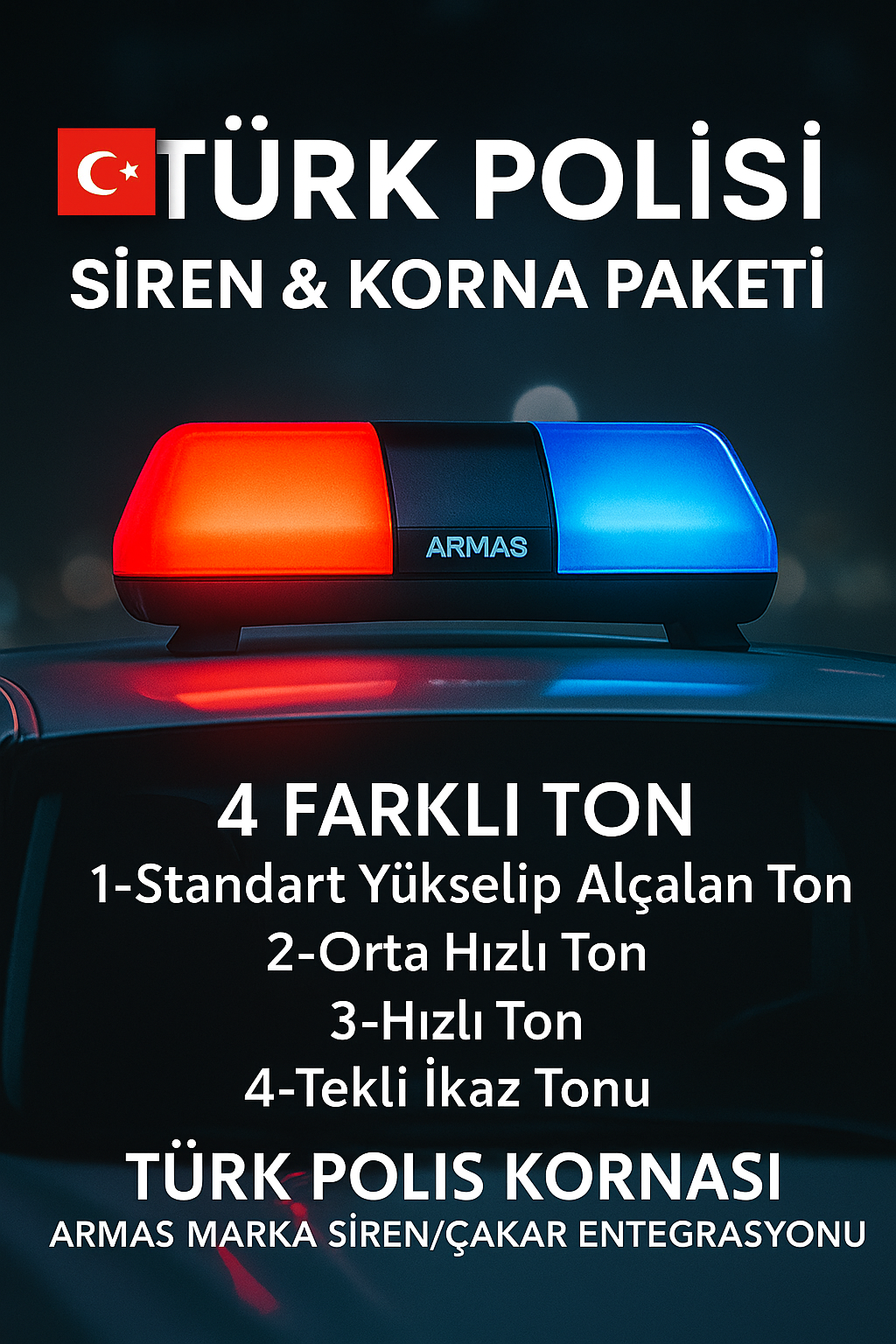 Türk Polis Siren Sesleri [FiveM] [Open Source]